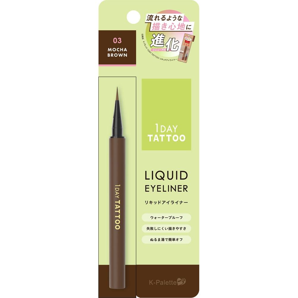 K Palette K Palette 1day Tattoo Жидкая подводка для глаз A03 Мокко-коричневый   Quore