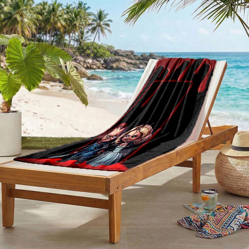 Chucky Fashion Beach Towel: Ideal for Summer Adventures Soft, absorbent and quick drying suitable for swimming and bathing