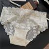 Damen Süße Spitze Slips Mädchen Nahtlose Sexy Unterwäsche Niedrige Taille Dünne Aushöhlung Slips