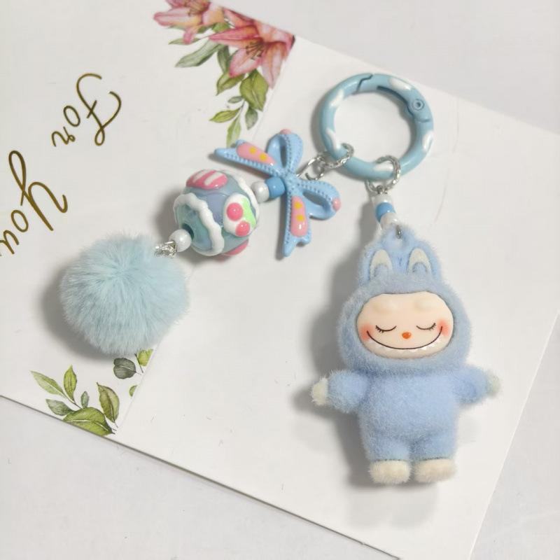 

Стоячий Флисовый Брелок-Бантик 4,5 см Креативный Плюшевый Подарок Подвеска Подвеска для Сумки 1PC