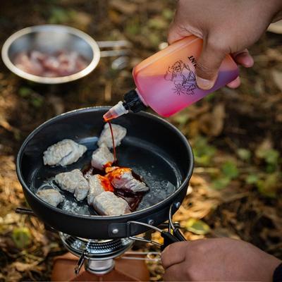2 pezzi di alta qualità da 120 ml Bottiglia per olio da esterno Imballaggio portatile a prova di perdite Piccolo contenitore per olio Campeggio Sigillato Bottiglia per condimenti