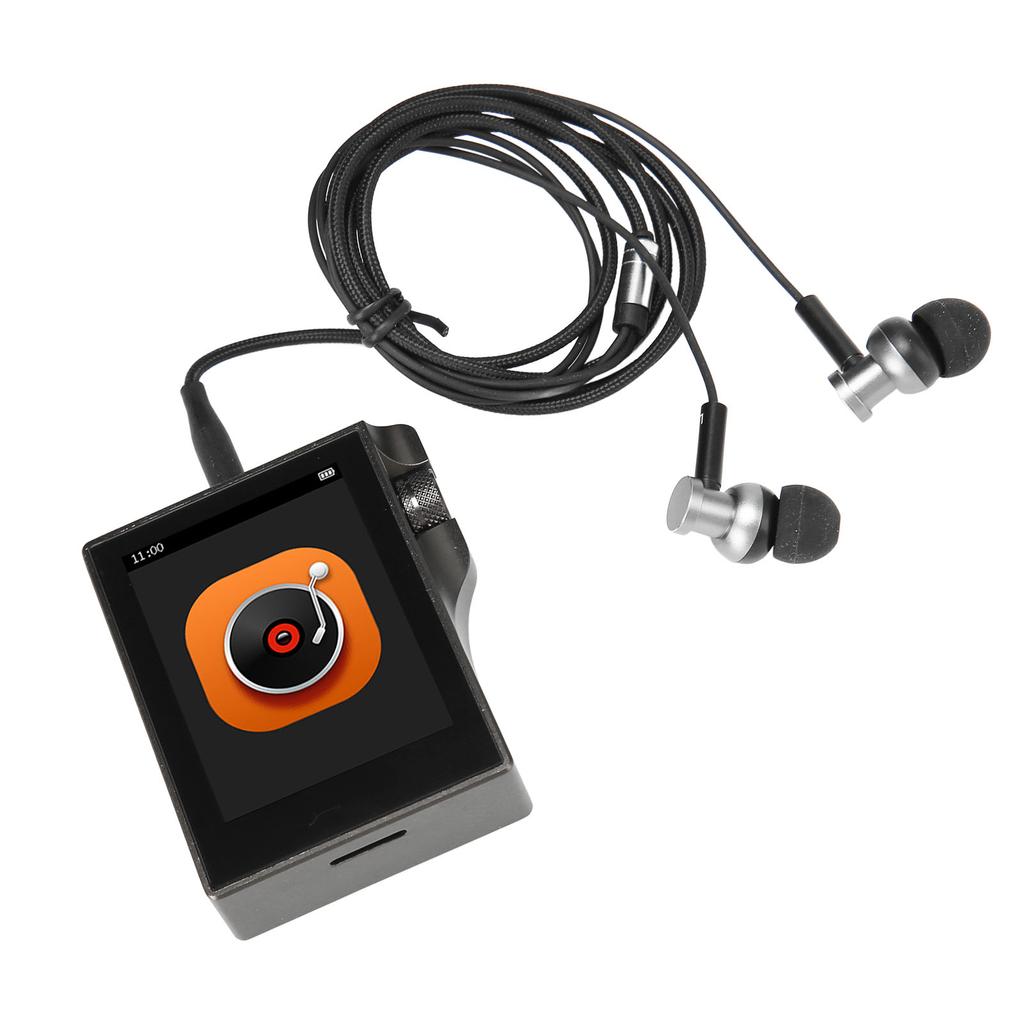 MP3 Player 2.4in Full Touch Screen HiFi Lossless Portable Music Player with FM Radio Electronic Book Black