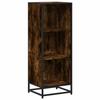 VidaXL Bookcase Smoked Oak 40x35x107.5 Cm Engineered Wood, Bookcase, Room Divider, Separator, Cabinet of 849111