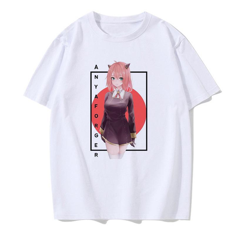 Eden Academy Japanese Anime SPY × FAMILY T-Shirt Cotton Graphic Tee Unisex Unisex Summer Streetwear