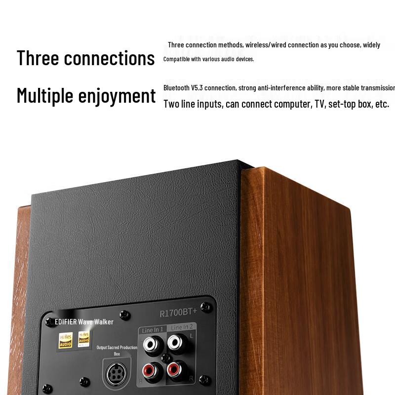 Edifier R1700BT+ Bluetooth 2.0 Desktop Speakers CN plug (adapter included) (CN version)
