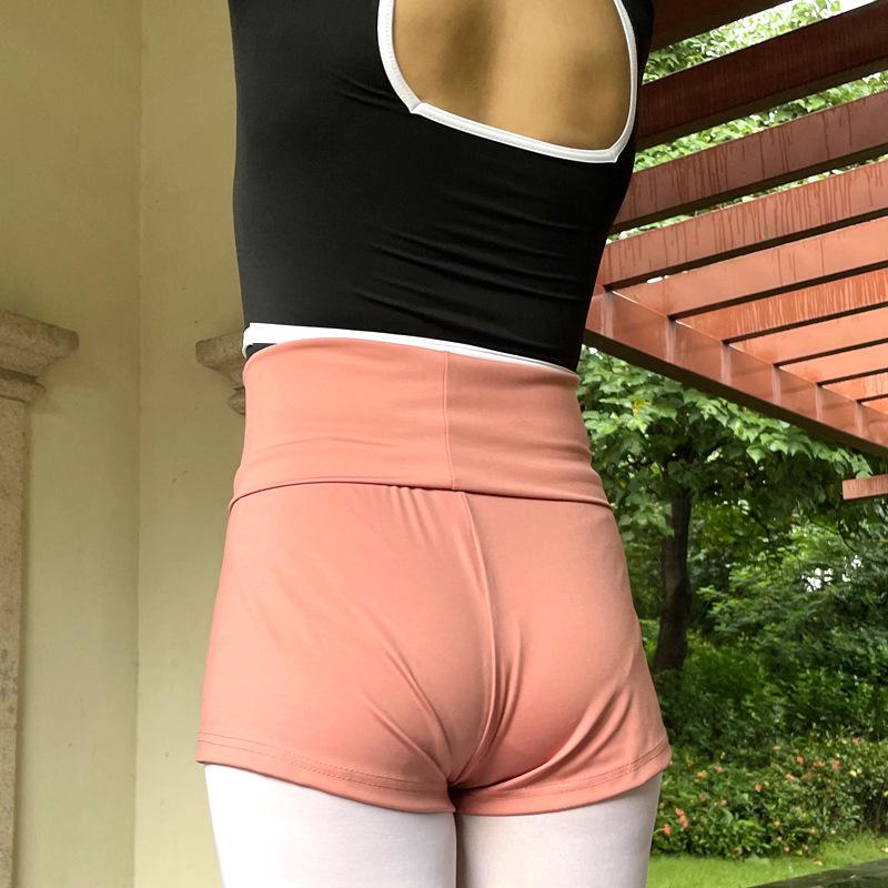 

Брюки для балета с высокой талией и отворотом - Утягивающие шорты А-силуэта с плоскими штанинами для взрослых XXL