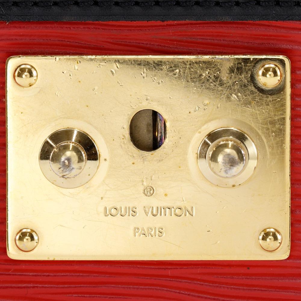 LOUIS VUITTON Trunk clutch Shoulder Bag M51697 2-way clutch Rouge Red Epi Leather Women Used