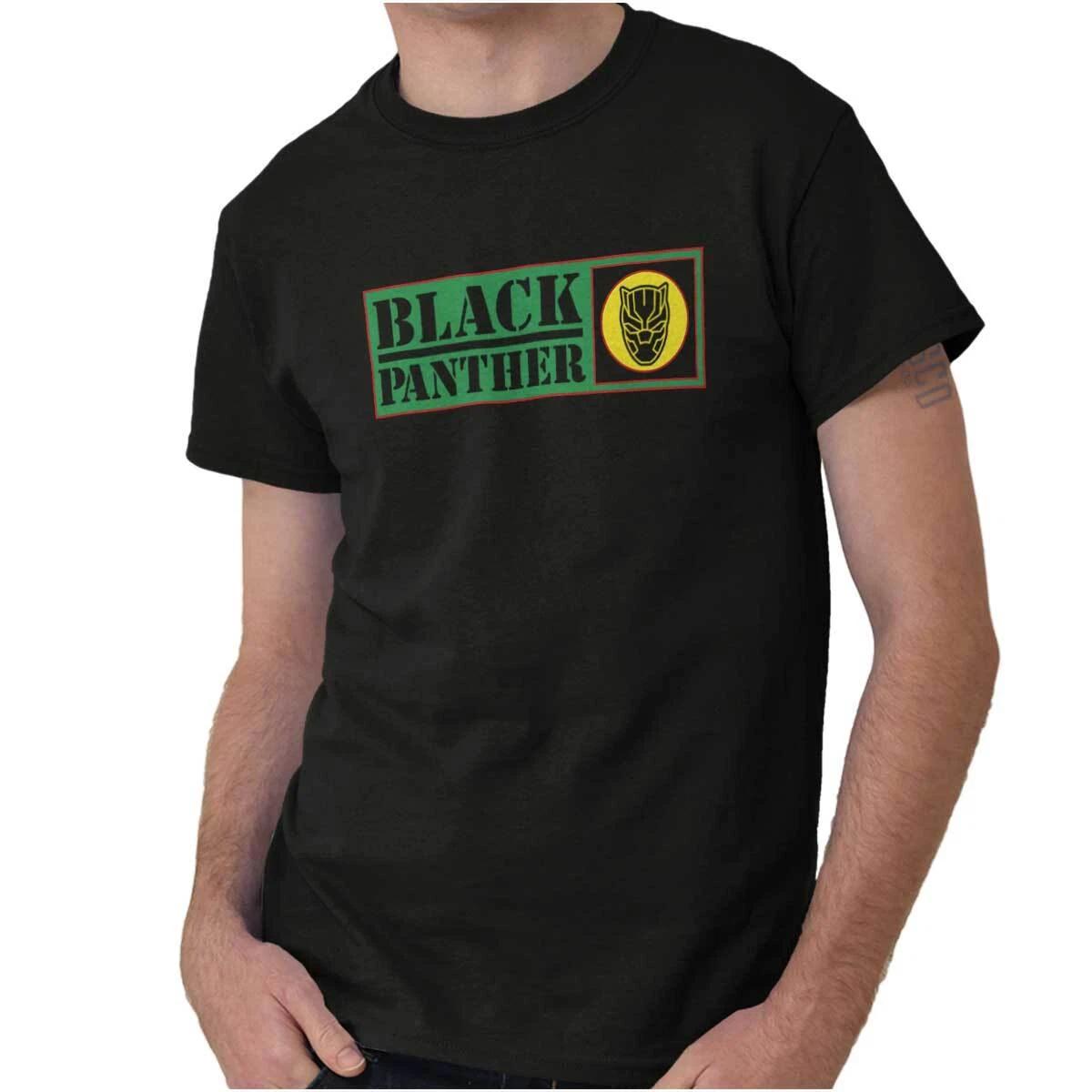 Cool Comic Book Superhero Black Panther Logo Womens or Mens Crewneck T Shirt Tee XXXXL