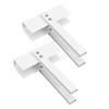 2Pcs Adjustable Bifold Closet Door Locks for Kids Safety Folding Cabinet Lock Double Door Latch Metal Bifold Lock