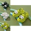 Cute Large Eye Dog Slippers Adorable Women's Summer Beach Sandals Casual Design