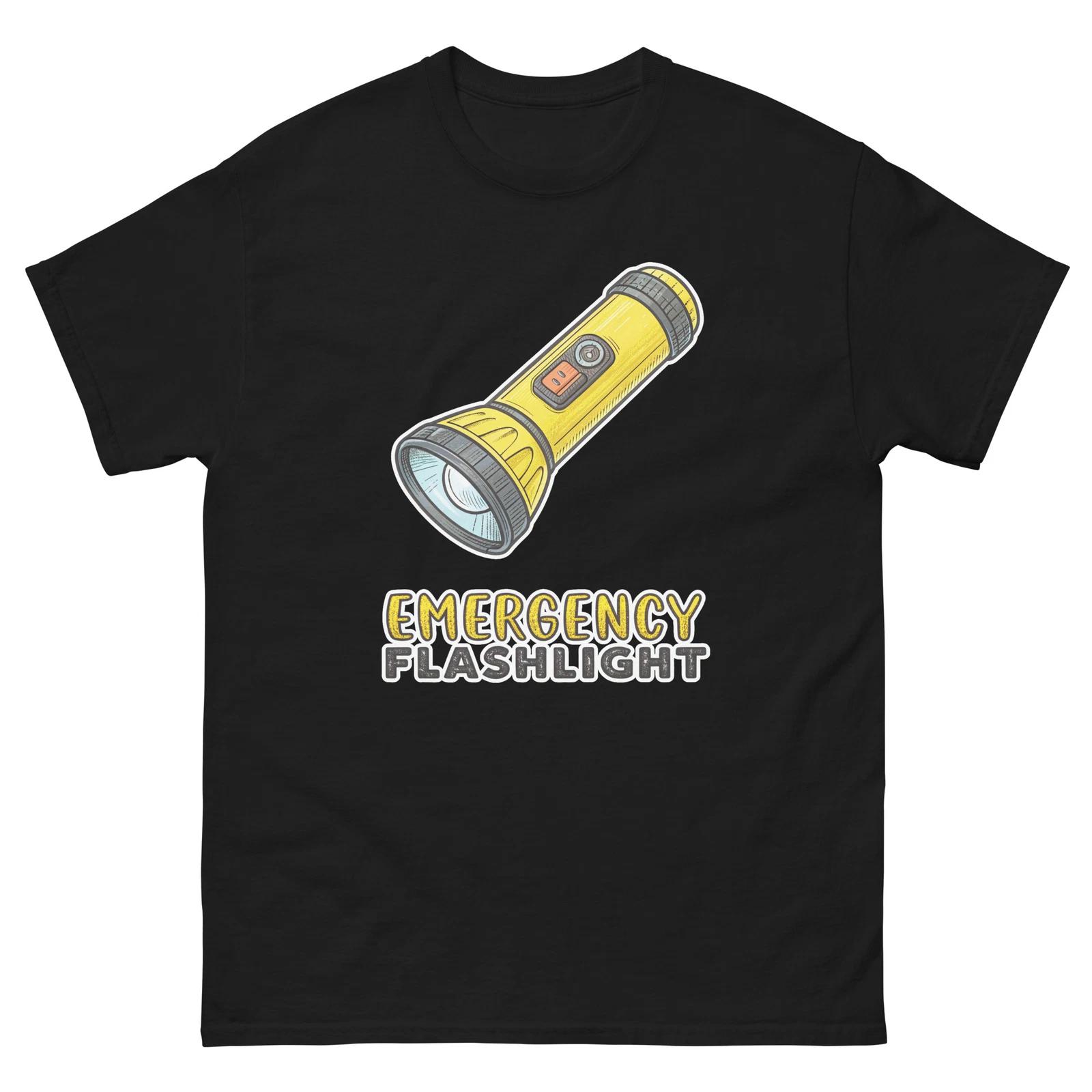 Emergency Flashlights Hotel Item Travel Motel T-Shirt XL