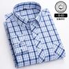 New Cotton Plaid Casual Shirts For Men Long Sleeve Fashion Print Checked Regular Fit Mens Plaid Shirts Dress Daily Clothing Soft