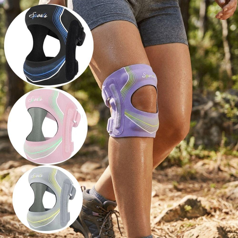 Adjustable Silicone Patella Compression Patella Strap Patellar Protection Knee Pad Climbing