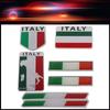Premium Italien Italienska Flaggan för Laptop Vägg Off Road SUV Bil Motorhuv Skärm Bagageutrymme Bakre Dekal Emblem Märke Klistermärke