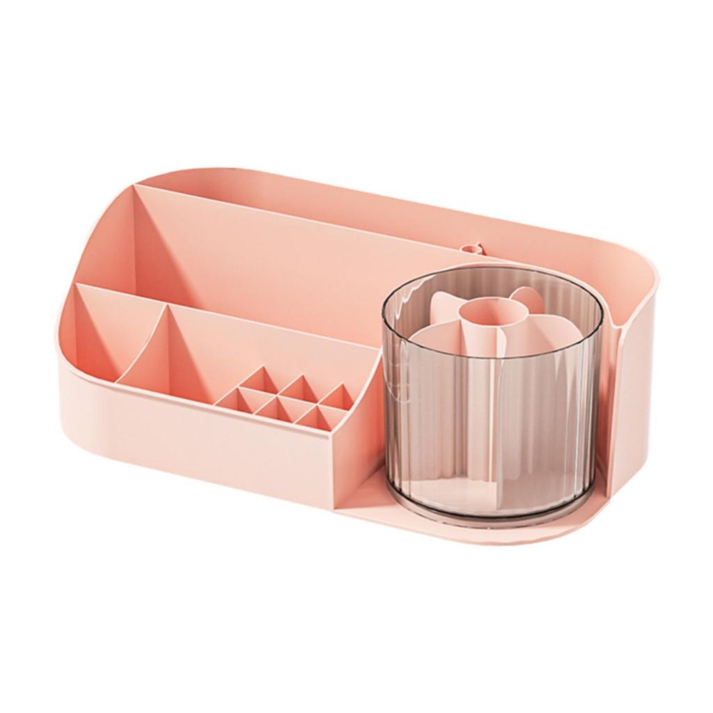 Makeup Desk Organizer Stylish Versatile Display Case Decorative Skincare Organiser for Counter Desktop Dresser Bathroom Perfume