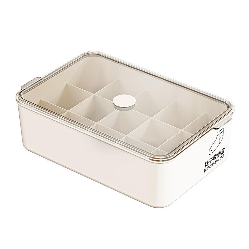 Socks, Lingerie, and Underwear Storage Box: 3-in-1 Organizer for Home Wardrobe