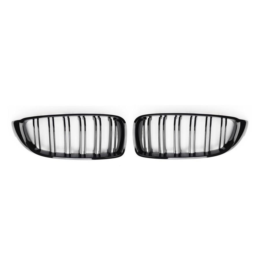

Glossy Black Front Kidney Grille Slat M4 Style Grill for BMW F32 F33 F36 F80 F82 2013-2020 Cabriolet Coupe 425i 430i 440i 435i