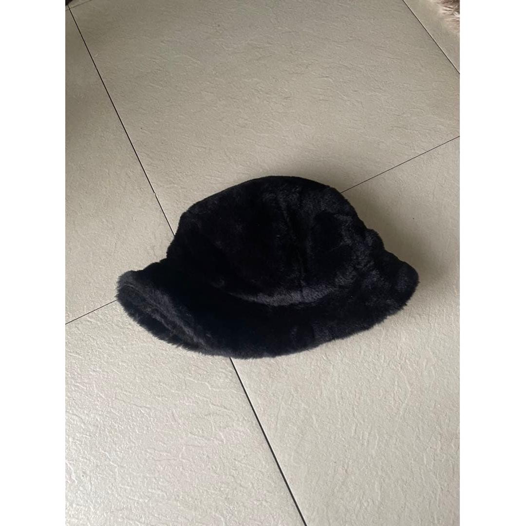 Used KIJIMA TAKAYUKI Fur Hat Black Black