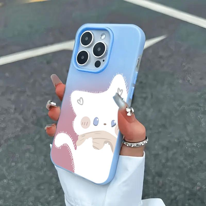 INS Couple Black White Cat Candy Color Phone Case For Xiaomi 14T 15T Pro Xiaomi 17 pro max Xiaomi Mi 11 Lite 5G Shockproof Funda