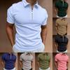 Mens Short Sleeve Polo Shirt Slim Fit Work Casual Tops Blouse Pullover T-Shirt