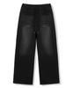 ULIFEZIP Tarin Wide Elastic Waist Denim Washed Pants 3 Colors [Ulzd_0052]