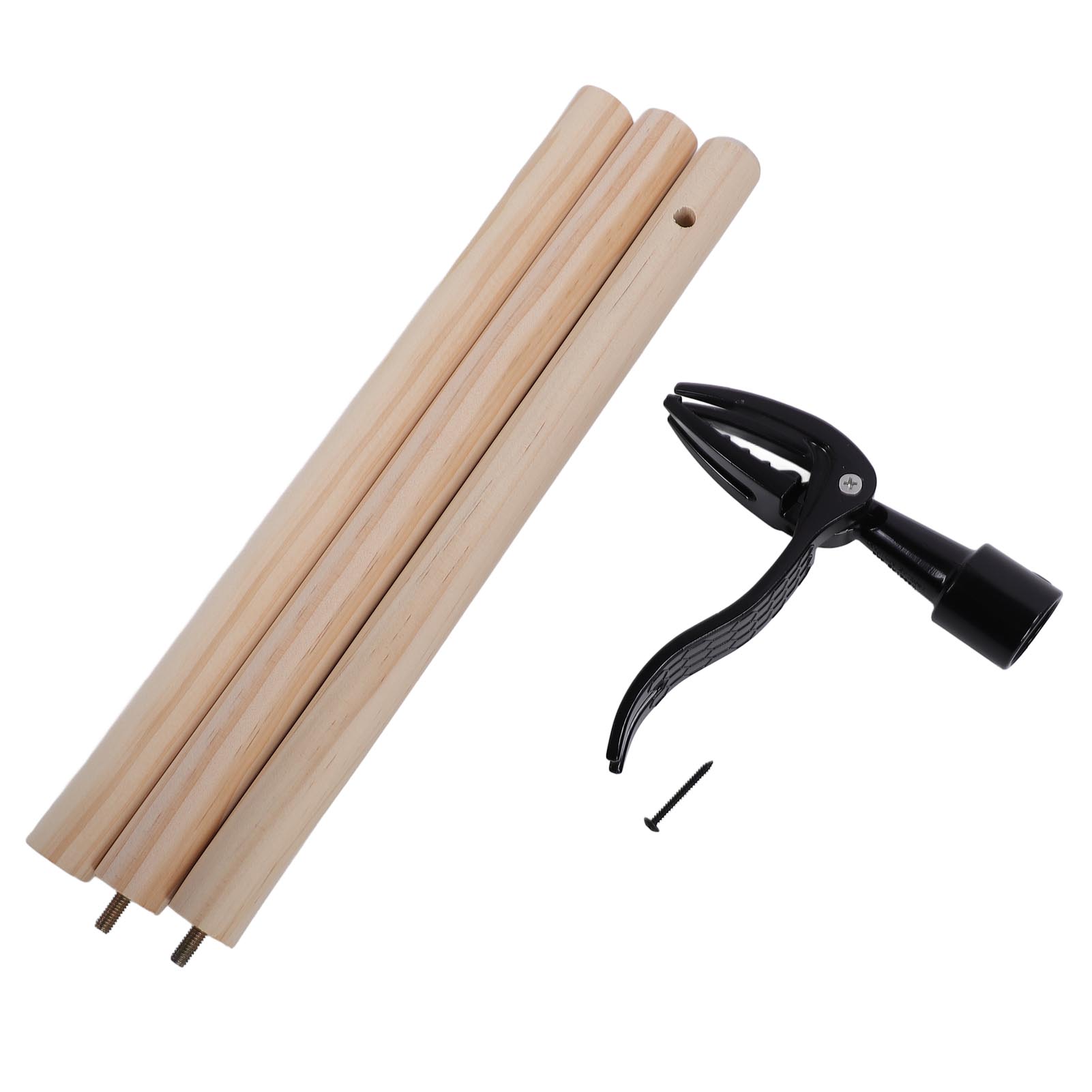 

Съемный садовый инструмент для удаления сорняков с 3 деревянными секционными шестами для газона и двора