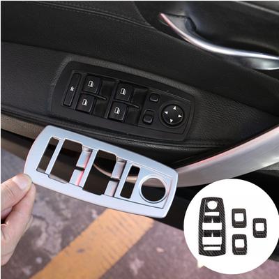 ABS Car Door Button Panel Window Glass Lifting Buttons Frame Trim Stickers Fit For BMW X3 E83 2006-2010 Car Interior