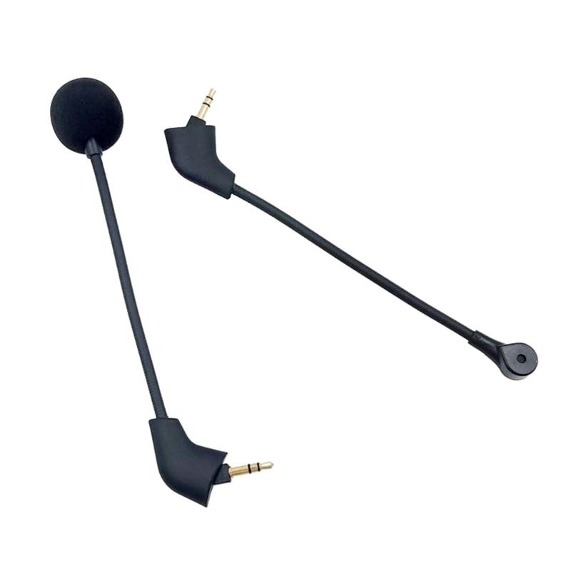 Replacement Mic for HyperX Cloud2 II/for HyperX Cloud Sliver Gaming Headset 3.5mm Detachable Microphone