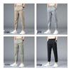 ROMON Men's Anti-Wrinkle Slim-Fit Straight-Leg Casual Pants