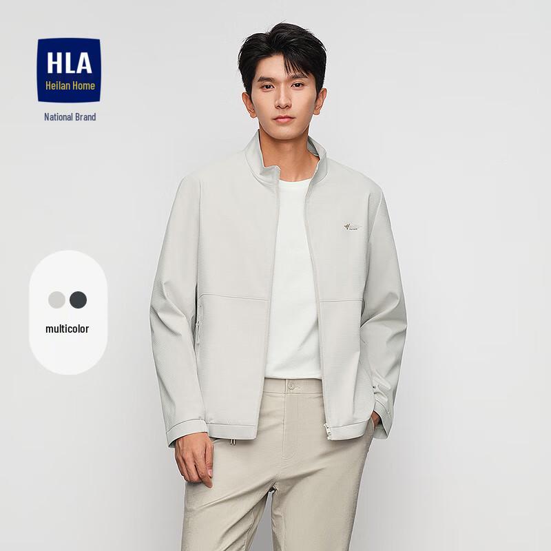 

HLA Men s Stand-Collar Windproof Jacket 165/84A (46)