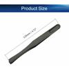 Auniwaig 10pcs Precision Plastic Tweezers, Slant Flat Tip Anti-Static Tweezers for Jewelry Craft DIY Beauty Electronics Repair Tool, (4.7 Inch,