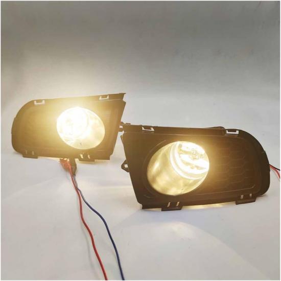 Auto Front Bumper Fog Light Compatible For MAZDA 6 Sedan GG1 2006 2007 2008 2009 2010 Fog Lamp Cover Grill Frame Headlight Foglights