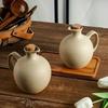 Coarse Pottery Style Large Capacity Oil Bottle Chili Oil Bottle Soy Sauce Olive Oil Storage Container Kitchen Accessories