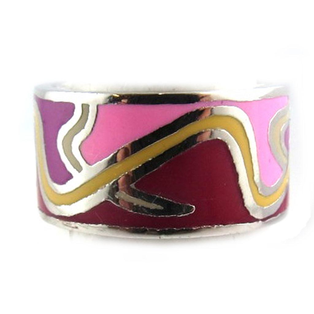 Designerski komplet 'Miro' różowo-fioletowy