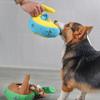 Interactive Dog Toys Funny Dog Sounding Toy Bite-resistant Pet Chew Toy Curling Shape Dog Toy Puppy Hiding Food Training Toys