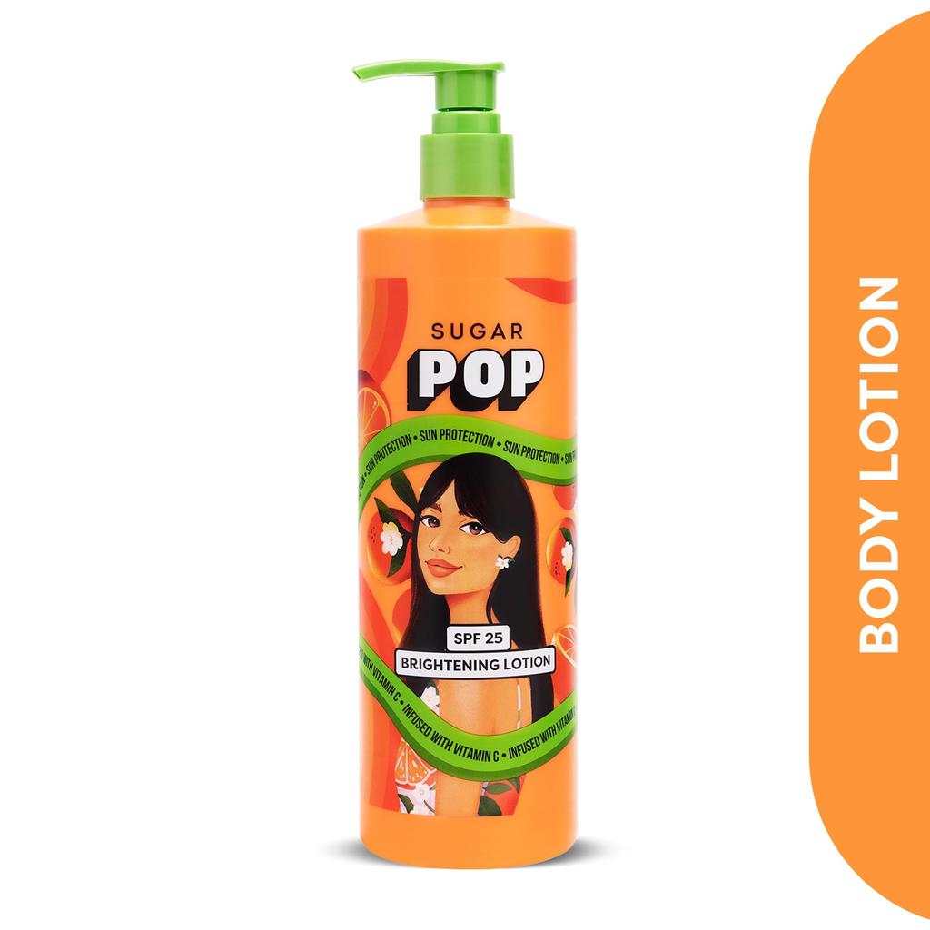 SUGAR POP SPF 25 Brightening Lotion | Non Sticky & Non Greasy | For All Skin Types - 400ml