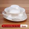 ZISIZ Disposable Rice Husk Tableware Set
