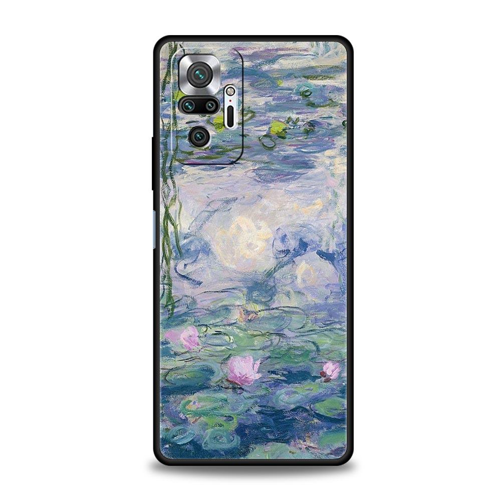 

Чехол для телефона для Xiaomi Redmi Note 13 12 5G 9S 9 8 10 11 Pro 9T 13C 12C 10C 9C 9A 7 Pro Мягкий силиконовый чехол Искусство Клода Моне Redmi 10C