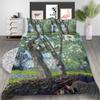 Creative Oil Painting Series Digital Printing Quilt Cover Pillowcase Two or Three-piece Set Polyester Source Factory