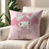 MMy MMelody Kawaii cushion cover For Pillow Printing Sofa Decoration Home Car Room Coffee Shop Office Nordic Simplicity