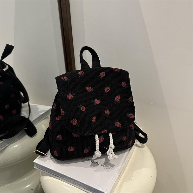 Casual Beautiful Cute Printed Casual Backpack Lightweight Versatile Student Schoolbag Commuter Backpack Large Capacity