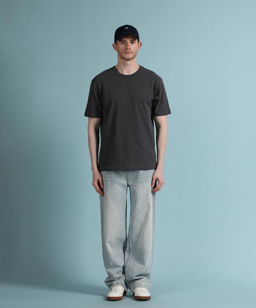 PANICALE Charcoal Logo Short Sleeve T-Shirt (Type B)