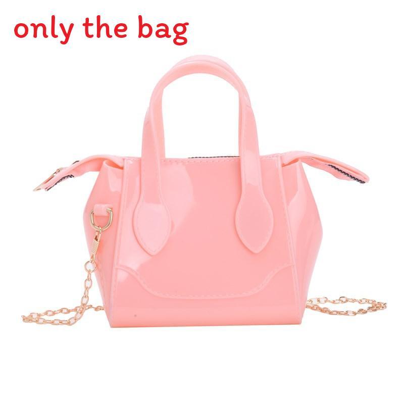 

Jolly Jelly Bag For Kids Kids Mini Pvc Crossbody With Chain For Daily Use розовый