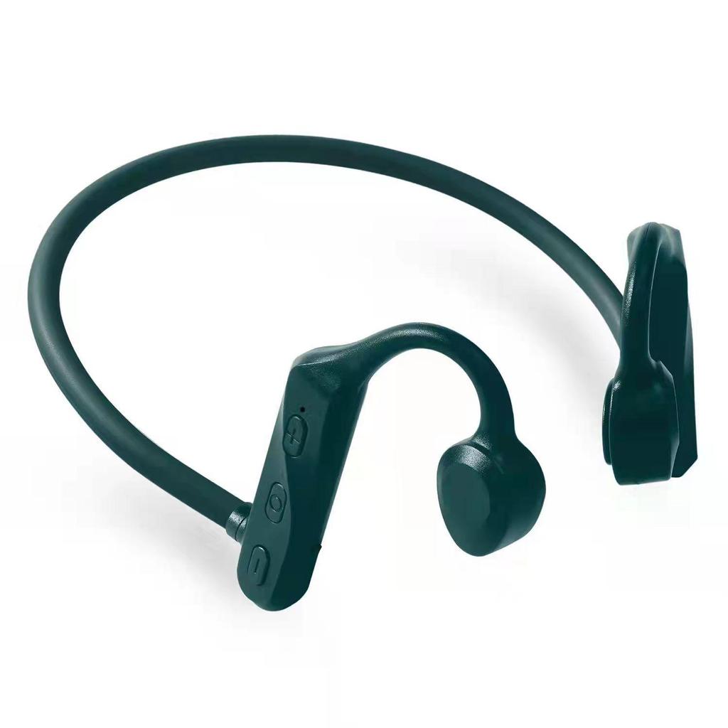 New K69 Sweat-Proof Bone & Sound Conduction Bluetooth 5.0 Back-Hook Wireless Sports Headset