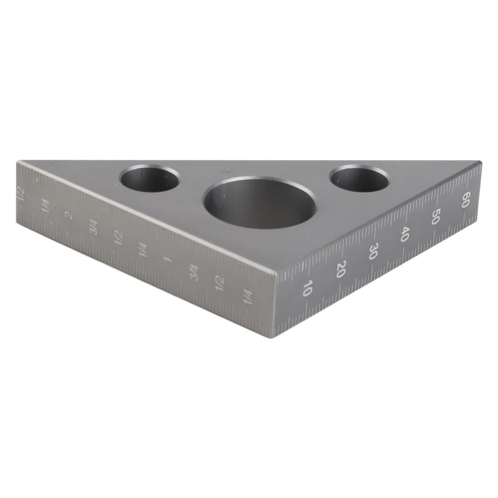 4590 Grad Matte Aluminiumlegierung Mini Winkelmesser Holzbearbeitung Messwerkzeug