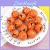 Set Of 5 Or 10 Charming Metal Halloween Pumpkin Bells For Enchanting Decor