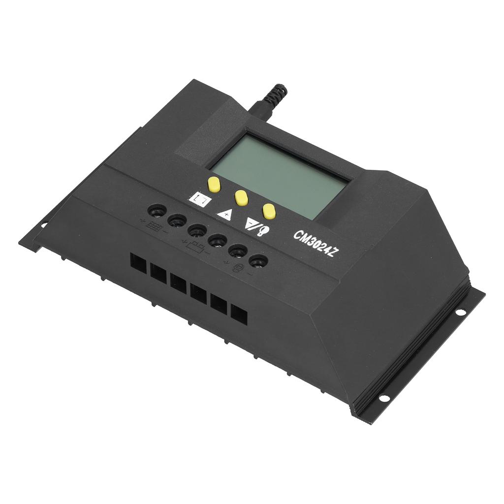 CM3024Z 30A Solcelleladeregulator LCD PWM Laderegulator Fotovoltaisk Regulator