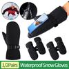 1/2Pairs Ski Mittens Waterproof Winter Gloves Thermal Snowboard Glove Windproof Cycling Touch Screen Ski Mittens for Men Women