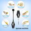 KIMAFUN Clip-On UHF Wireless Saxophone Microphone,with Reverb and Bluetooth Monitoring for Musicians,Audio Mixers,Speakers,PA