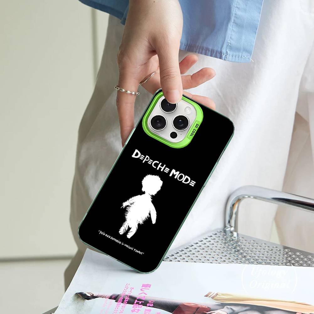 Rock D-Depeche Cool Mode Phone Cases For IPhone 17 16 15 14 13 12 11 Plus Pro Max Colorful Case
